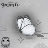 Pin metálico conmemorativo "Stargraphy" - Mariposa