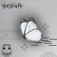 Pin metálico conmemorativo "Stargraphy" - Mariposa